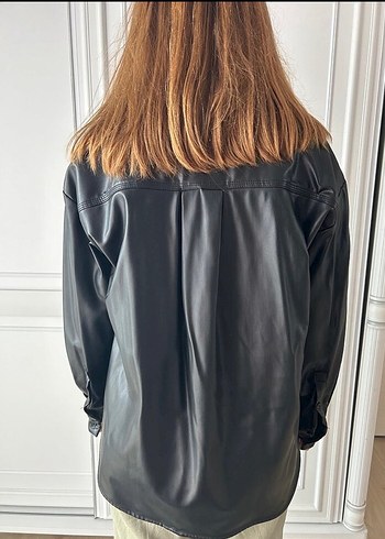 zara deri gömlek - Görsel 3