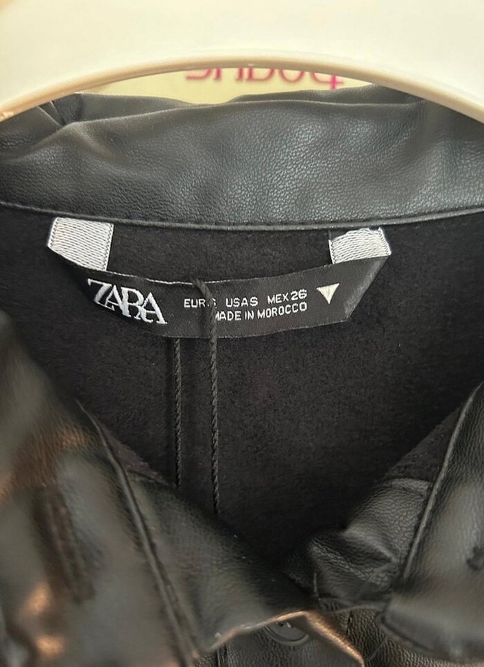 zara deri gömlek - Görsel 5