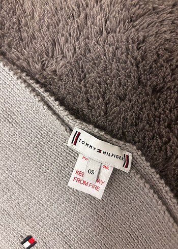 Gri Midi Boy Sokak Stili unisex Atkı Tommy un - Görsel 3