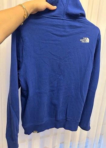 The North Face Mavi Kapüşonlu Sweatshirt - Görsel 3