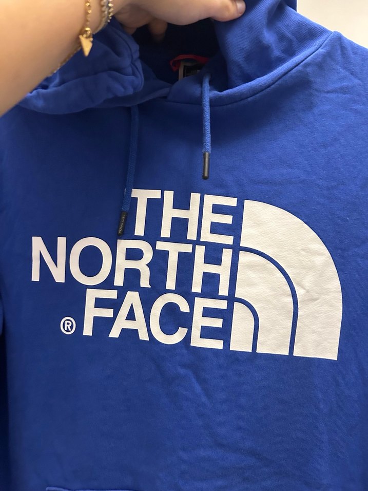 The North Face Mavi Kapüşonlu Sweatshirt - Görsel 4