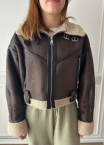 ZARA İÇİ YÜNLÜ CEKET S beden