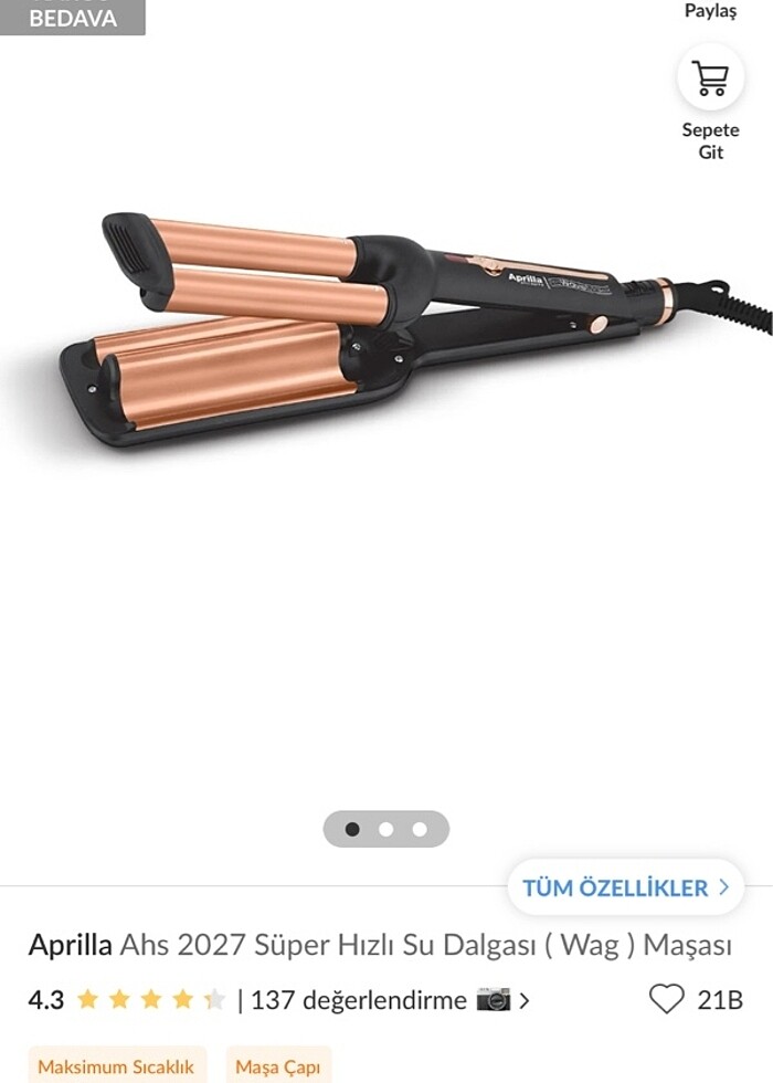 Kıvırcık maşası su dalgası - Görsel 2