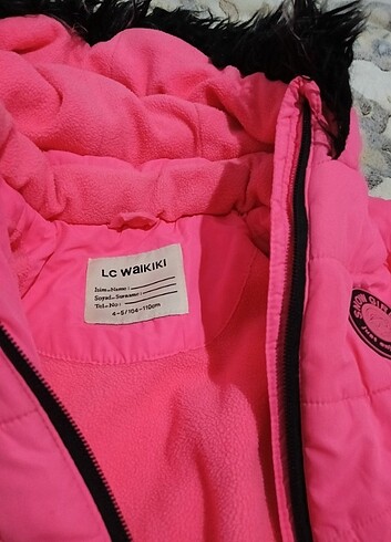 Kız çocuk pembe mont