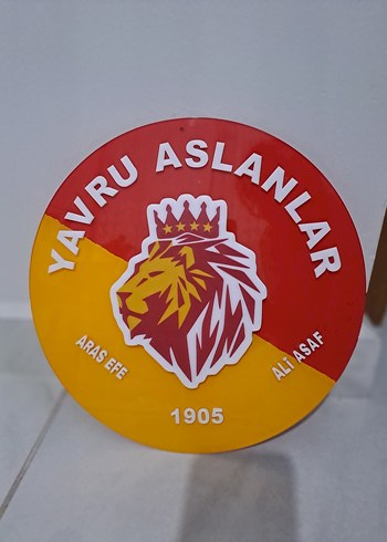 Sarı kırmızı galatasaray konseptli kapı süsü - Görsel 3