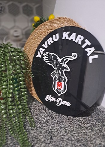 BJK Siyah Biker Rozet Yavru Kartal - Görsel 4