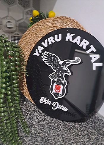 BJK Siyah Biker Rozet Yavru Kartal - Görsel 3