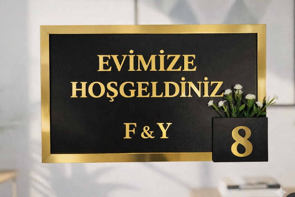 Kişiye Özel Ahşap Duvar Dekoru - Görsel 3