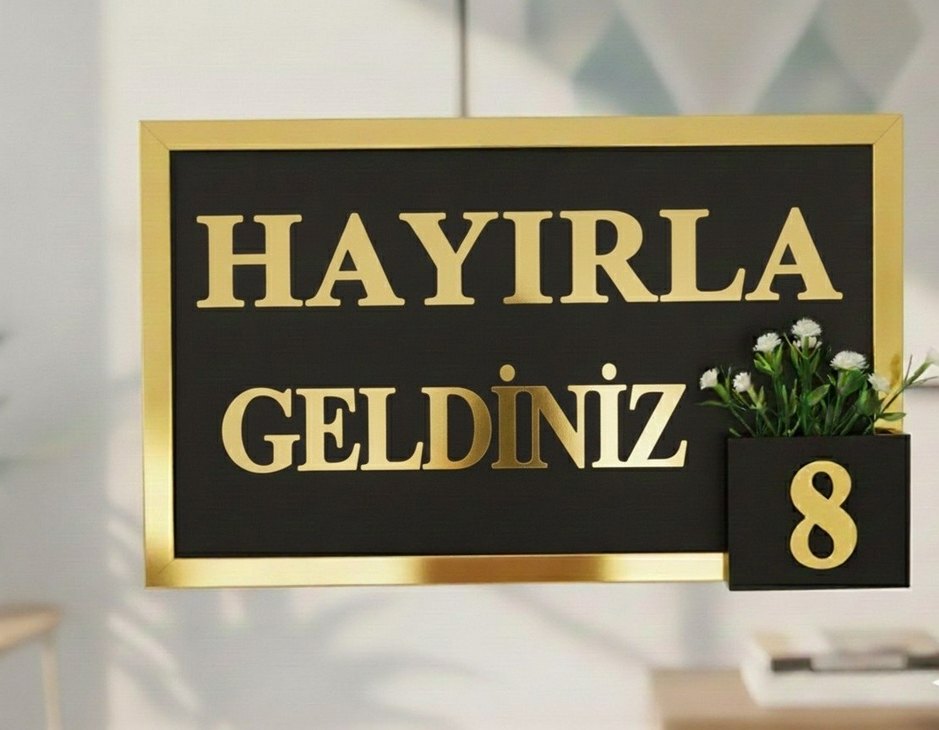 Kişiye Özel Ahşap Duvar Dekoru - Görsel 2