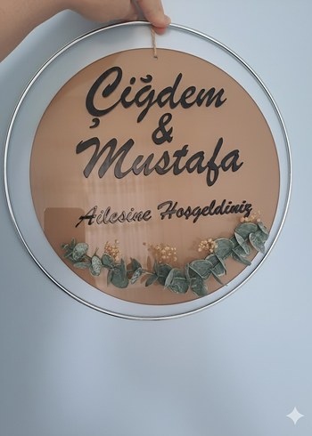 Kişiye Özel kapı Süsü - Görsel 6