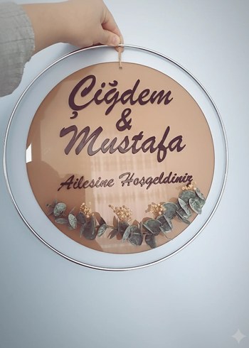 Kişiye Özel kapı Süsü - Görsel 2