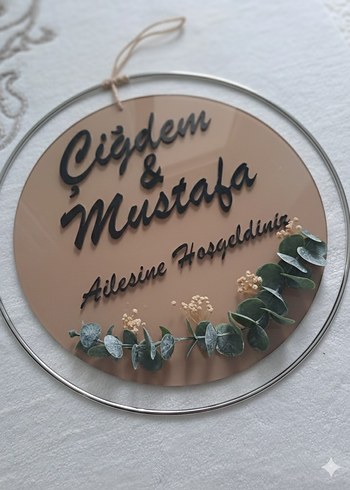 Kişiye Özel kapı Süsü - Görsel 4