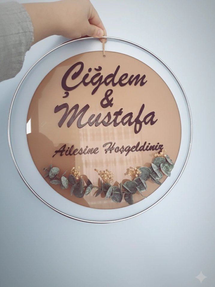 Kişiye Özel kapı Süsü - Görsel 2