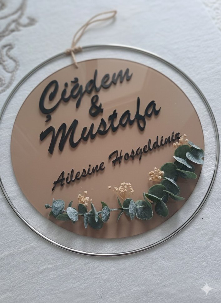 Kişiye Özel kapı Süsü - Görsel 4