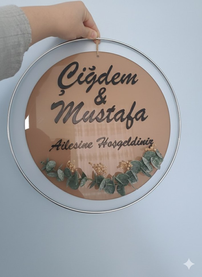 Kişiye Özel kapı Süsü - Görsel 5