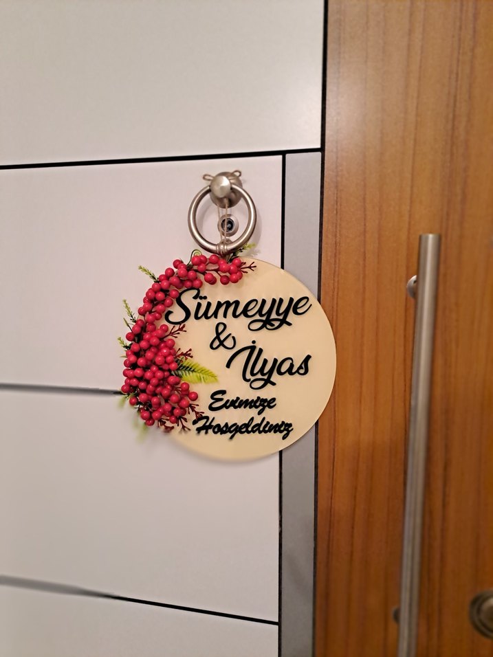 kişiye özel Kapı süsü - Görsel 4