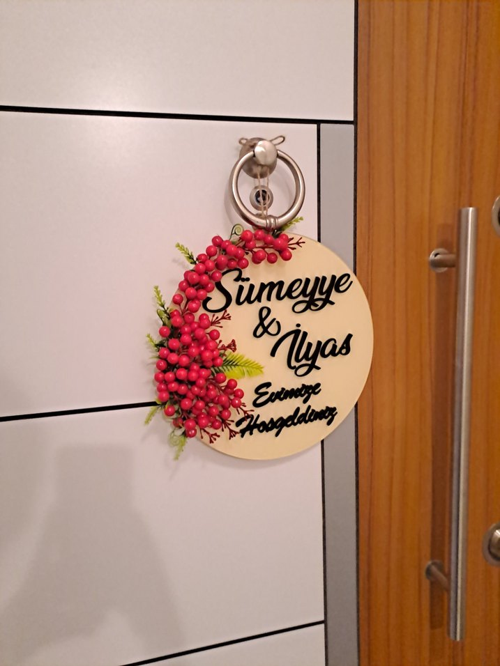 kişiye özel Kapı süsü - Görsel 3