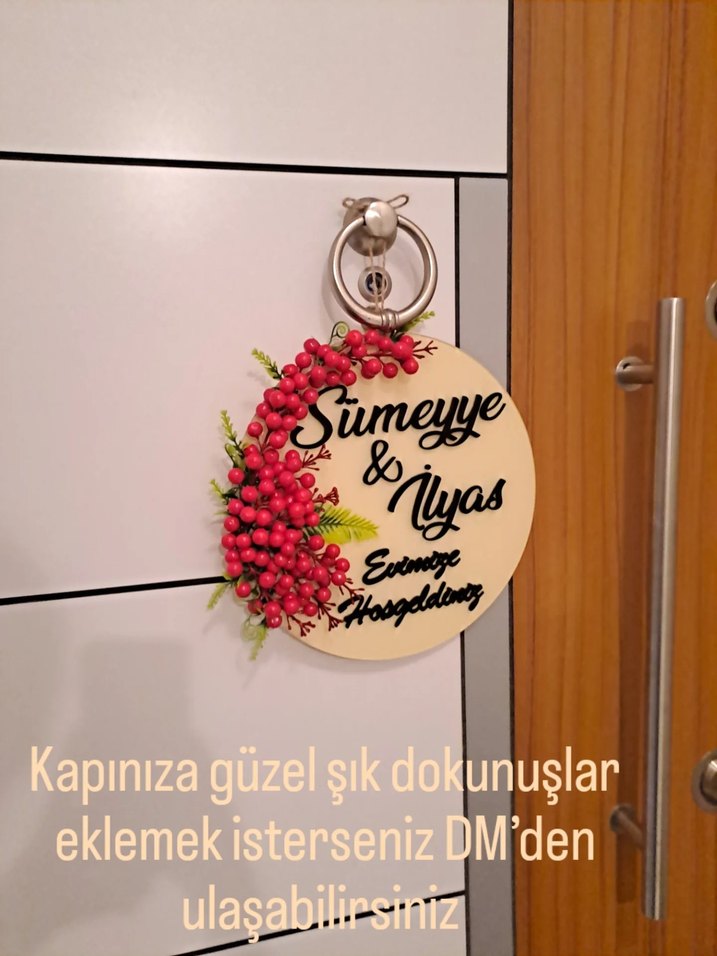 kişiye özel Kapı süsü - Görsel 5