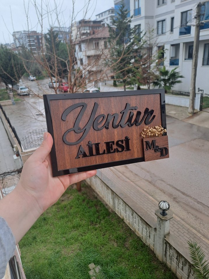 kişiye özel Kapı süsü - Görsel 3