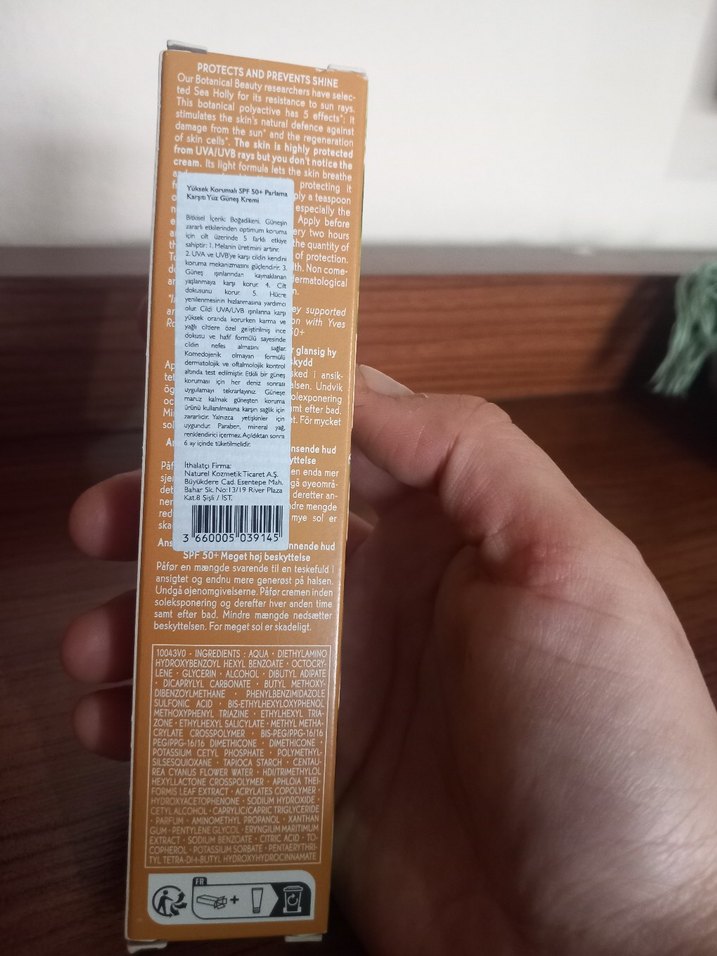 Yves Rocher SPF 50+ Matlaştırıcı Yüz Kremi 40 ml - Görsel 2