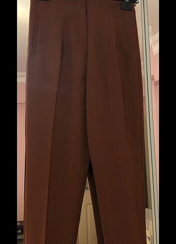 36 Beden kahverengi Renk Pantolon 