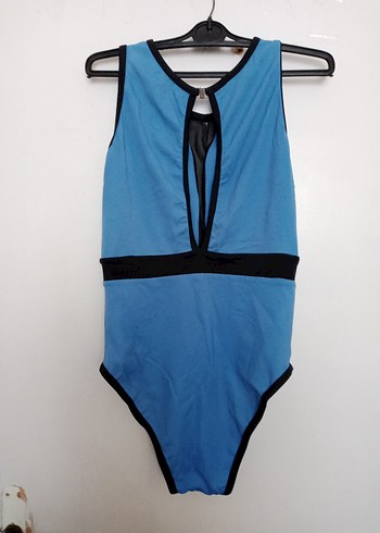 Kemer Detaylı Lacivert Kadın Mayo - Görsel 2