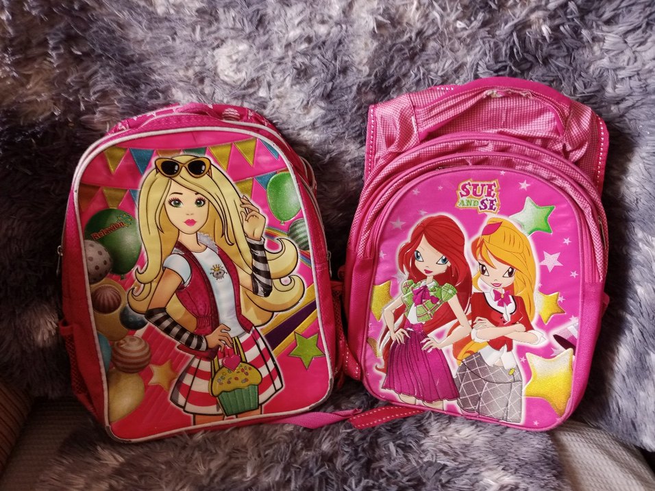 Renkli Pembe Çocuk Okul Çantası adet fiyatıdır - Görsel 2