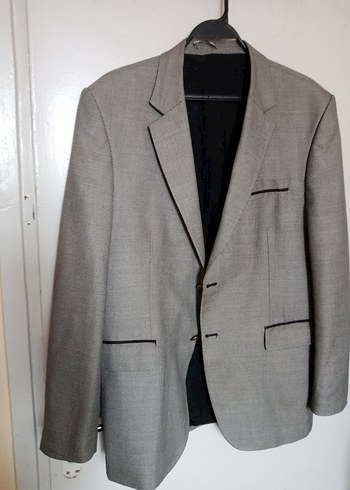 Altınyıldız Gri Erkek Düz Kesim Blazer Ceket - Görsel 4