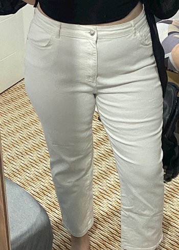 LC Waikiki Beyaz Kadın Jean Pantolon