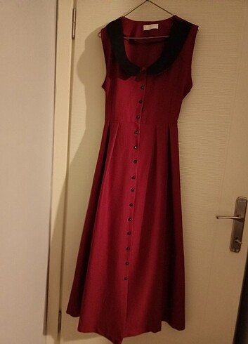 Kırmızı jile elbise