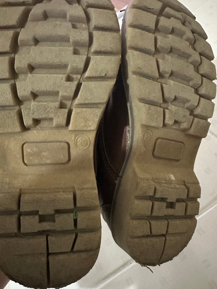 Kahverengi Deri Erkek Çocuk Botu - Görsel 4