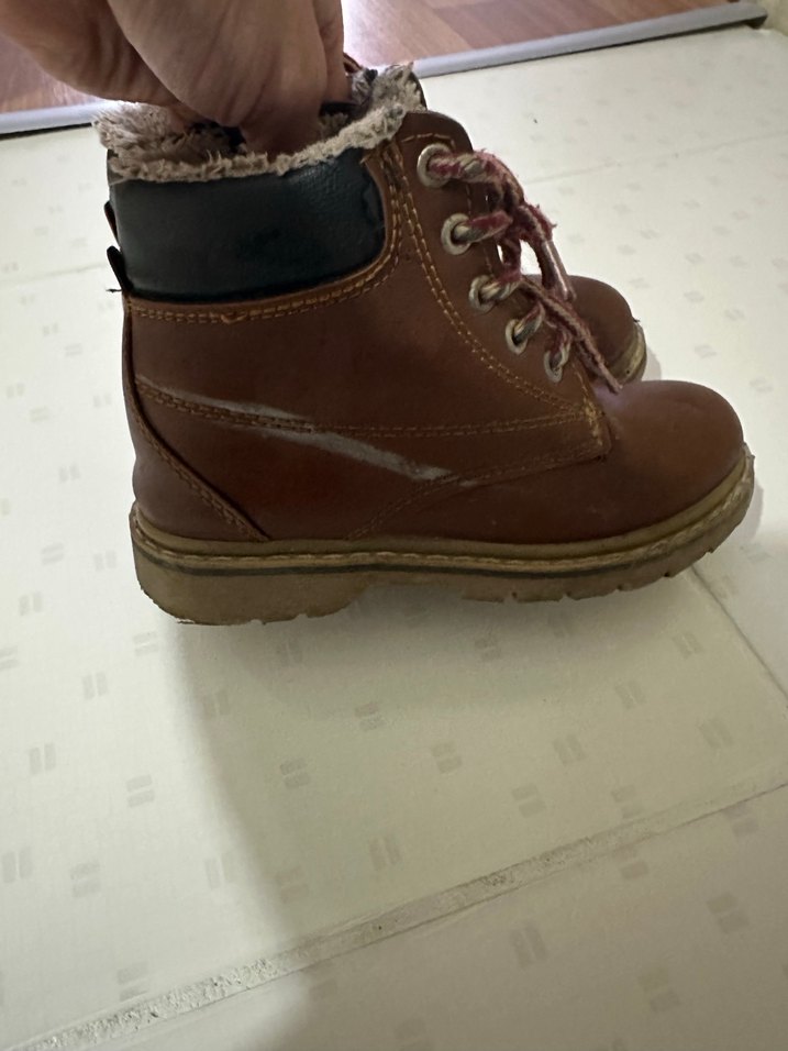 Kahverengi Deri Erkek Çocuk Botu - Görsel 2