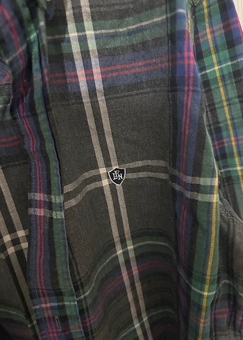 Gri Düğmeli Uzun Kollu Erkek Gömlek - Görsel 4