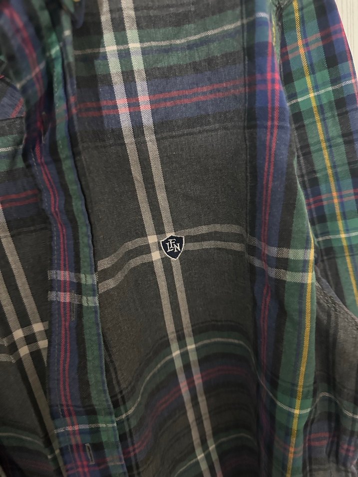 Gri Düğmeli Uzun Kollu Erkek Gömlek - Görsel 4