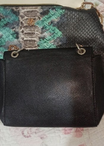 Siyah  Deri Çanta guess - Görsel 3