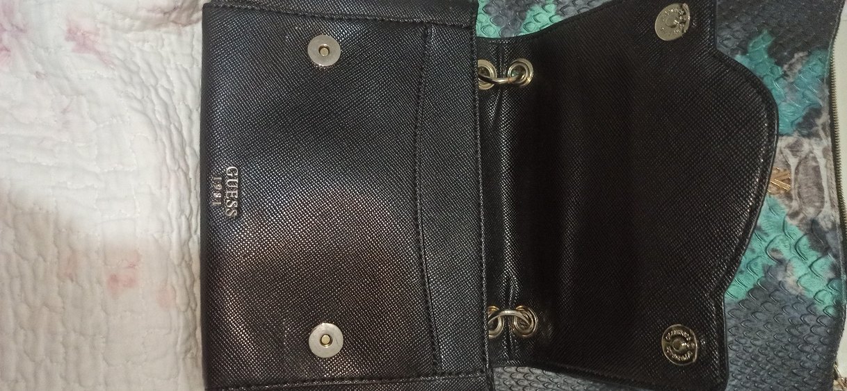 Siyah  Deri Çanta guess - Görsel 2