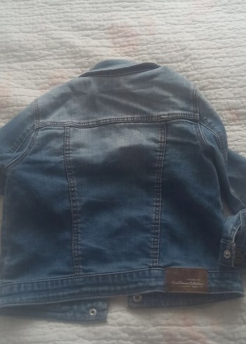 Kız Çocuk Gri Denim Ceket - Görsel 3