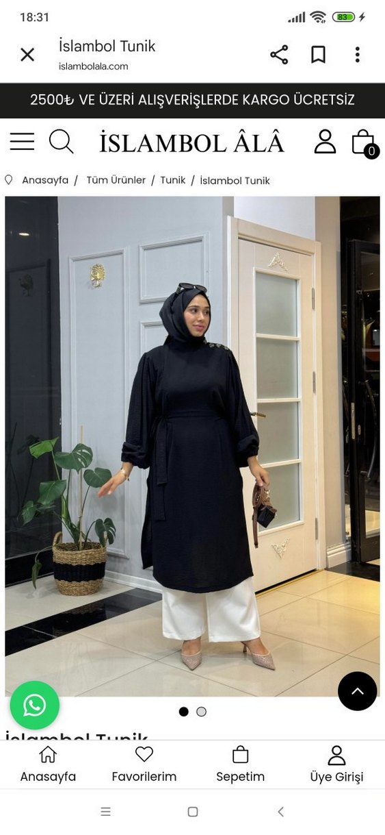 Abiye elbise tunik - Görsel 2