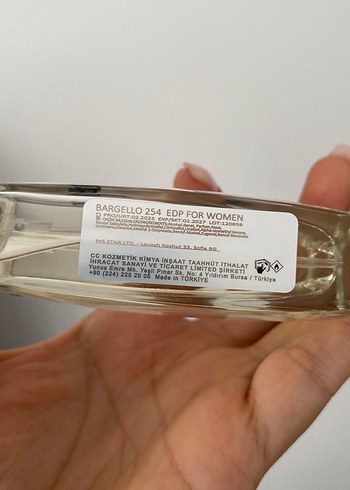 Beden Bargello 254 numara Kadın Parfümü 50 ml