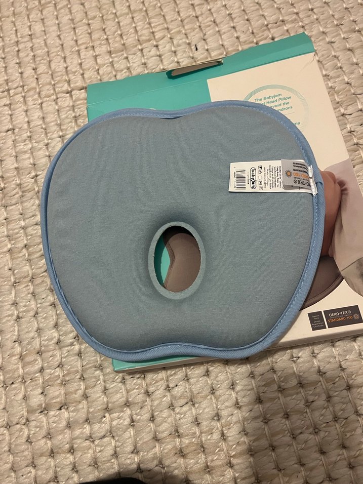 Bebek Düz Kafa Yastığı Antiflat Gri - Görsel 3