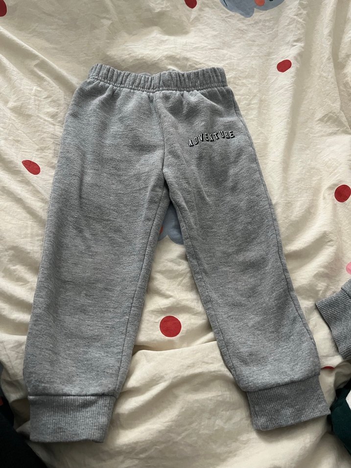 Kız Gri Pamuklu Adventure Baskılı Eşofman Takımı - Görsel 4