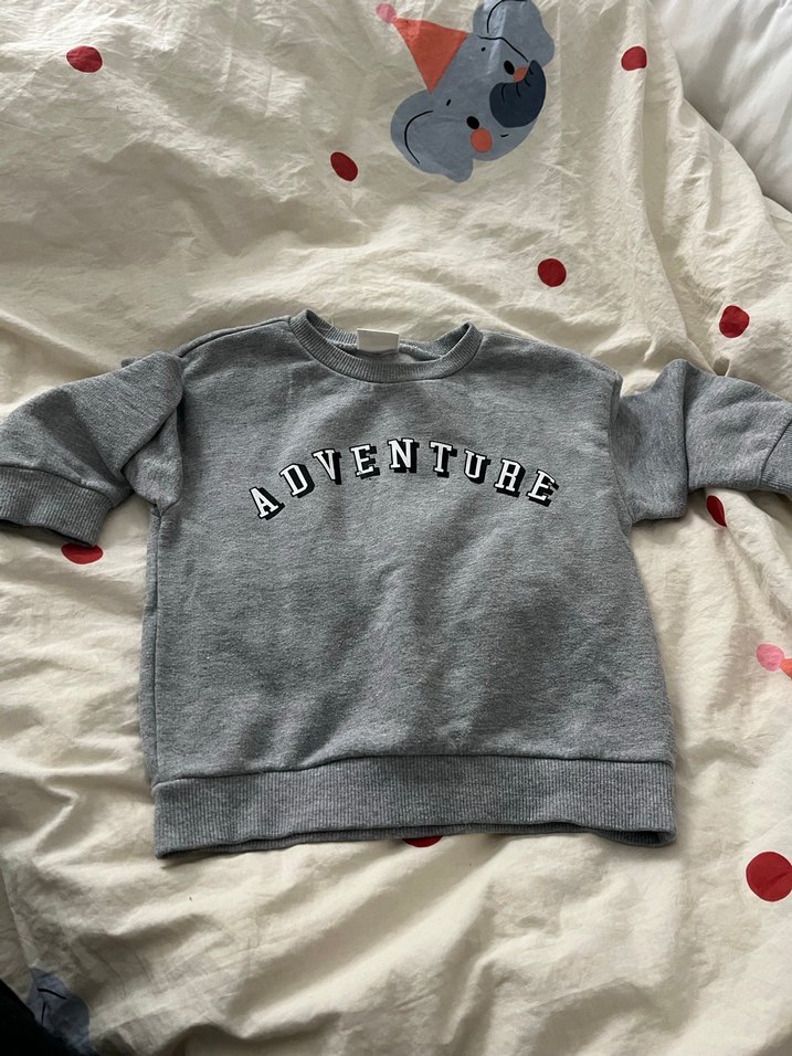 Kız Gri Pamuklu Adventure Baskılı Eşofman Takımı - Görsel 2