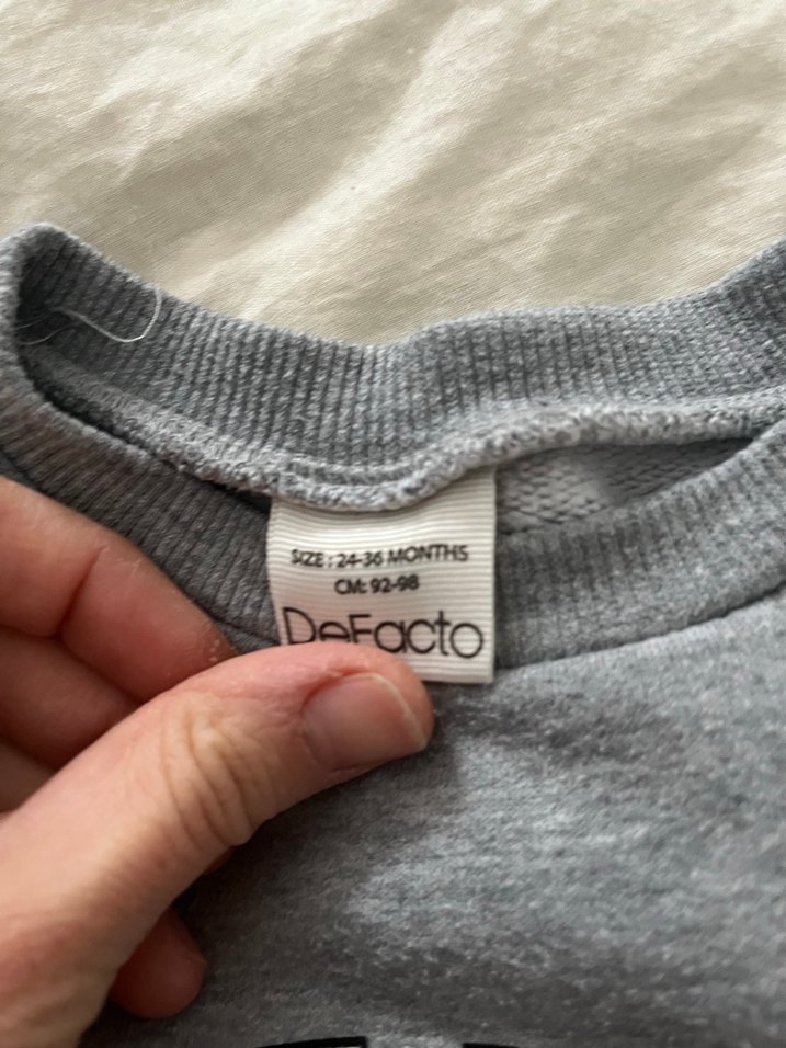 Kız Gri Pamuklu Adventure Baskılı Eşofman Takımı - Görsel 3