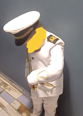 Subay kıyafetimiz bi kere giyildi