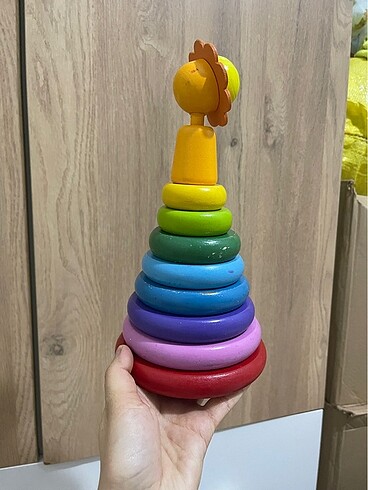 Fisher Price eğitici ahşap oyuncak