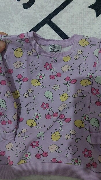 18-24 Ay Beden Swetshort bebek 