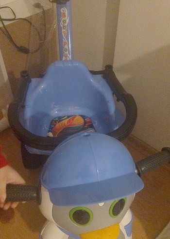 mavi Penguen Figürlü Üç Tekerlekli Bisiklet - Görsel 2