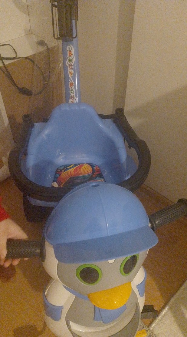 mavi Penguen Figürlü Üç Tekerlekli Bisiklet - Görsel 2