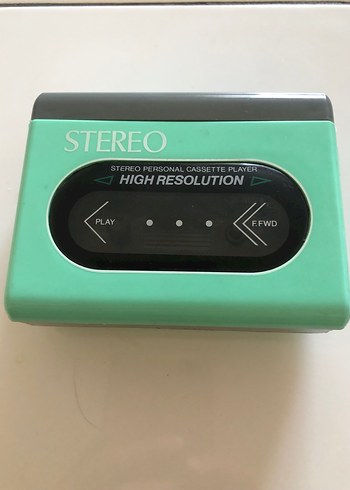 Yeşil Stereo Kişisel Kaset Çalar