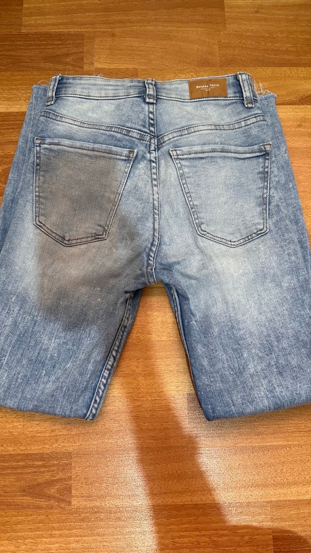 Bershka buz mavisi jean - Görsel 3
